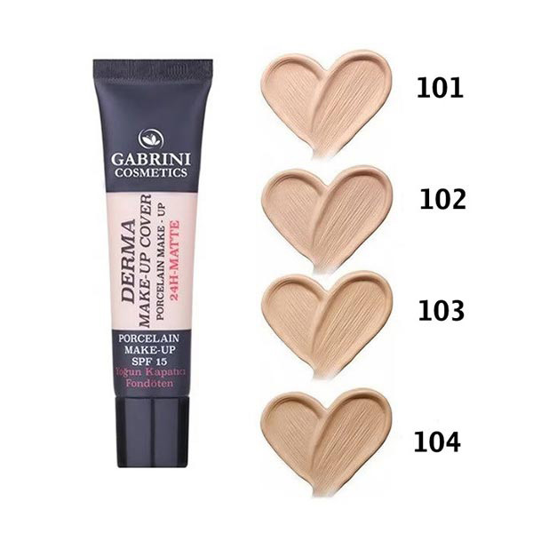 کرم-پودر-گابرینی-سری-Derma-با-SPF15-شماره-101-حجم-40-میل-زز-زاگرس کرم پودر گابرین